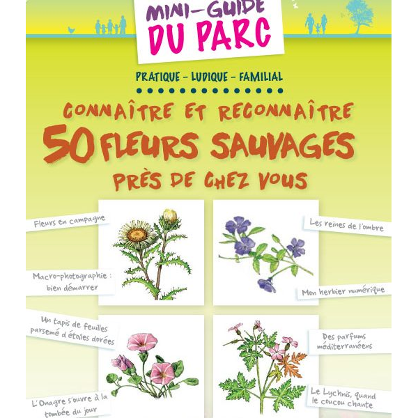 Mini-Guide du Parc - Connaître et reconnaître 50 fleurs sauvages près de chez vous Image de prévisualisation